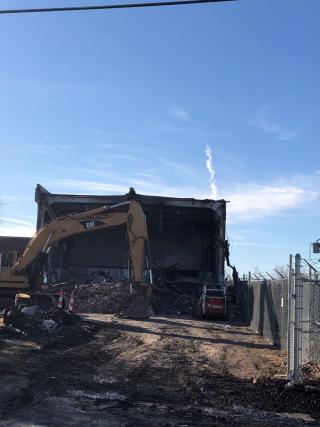 Old WTP comes down on 2/10/2022