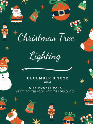 Tree Lighting Flyer